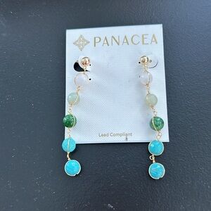 Panacea NEW LINEAR OMBRE STONE EARRINGS